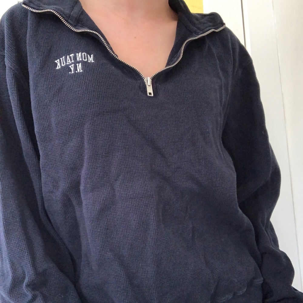 Brandy Melville Montauk NY Quarter Zip